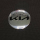 Наклейка для дисків KIA Chrome Black (NEW) 56мм