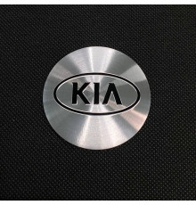 Наклейка для дисків KIA Chrome Black 56 Міліметрів