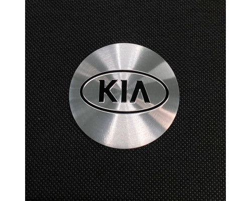 Наклейка для дисків KIA Chrome Black 56 Міліметрів