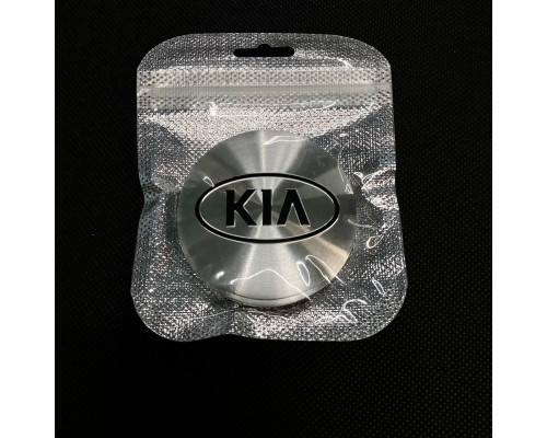 Наклейка для дисків KIA Chrome Black 56 Міліметрів