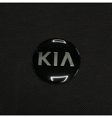 Наклейка для дисків KIA black chrome 56 міліметрів