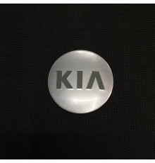 Наклейка для дисків KIA Silver Chrome 56 Міліметрів