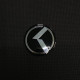 Наклейка для дисків KIA K 3 ; 5 ; 7 Black Chrome 56 міліметрів