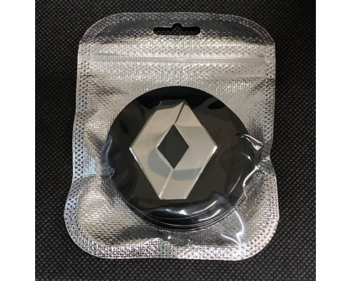 Наклейка для дисків Renault Black Chrome 56 Міліметрів