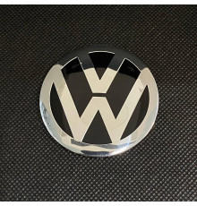 Наклейка для дисків Volkswagen Black Chrome 56 Міліметрів