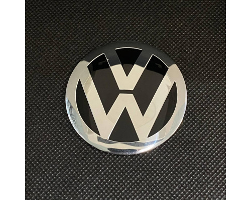 Наклейка для дисків Volkswagen Black Chrome 56 Міліметрів