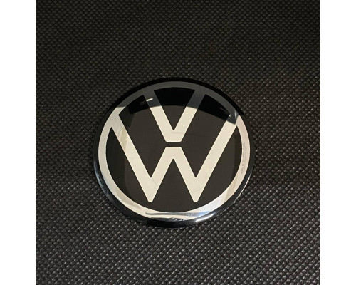 Наклейка для дисків Volkswagen New Black Chrome 56 Міліметрів