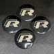 Наклейка для дисків Volkswagen R-Line Black 56 Міліметрів
