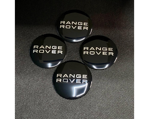 Наклейка для дисків Land Rover Range Rover Black Chrome 56 Міліметрів