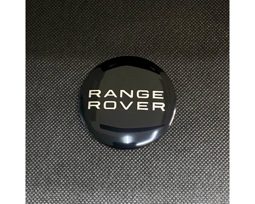 Наклейка для дисків Land Rover Range Rover Black Chrome 56 Міліметрів