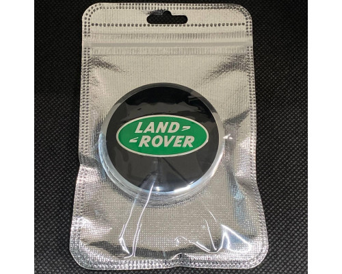 Наклейка для дисків Land Rover Black Green 56 Міліметрів