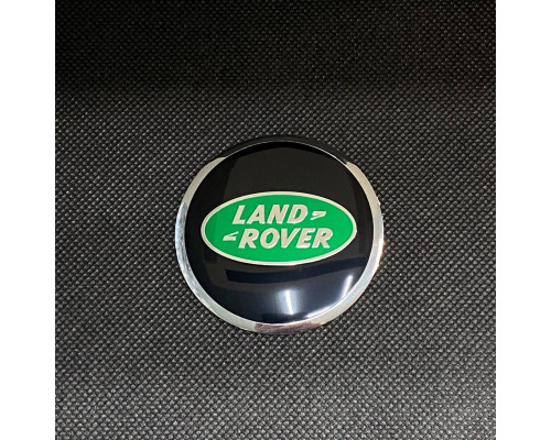 Наклейка для дисків Land Rover Black Green 56 Міліметрів