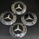 Наклейка для дисків Mercedes-Benz Black Chrome 56 Міліметрів