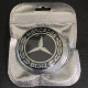 Наклейка для дисків Mercedes-Benz Black Chrome 56 Міліметрів