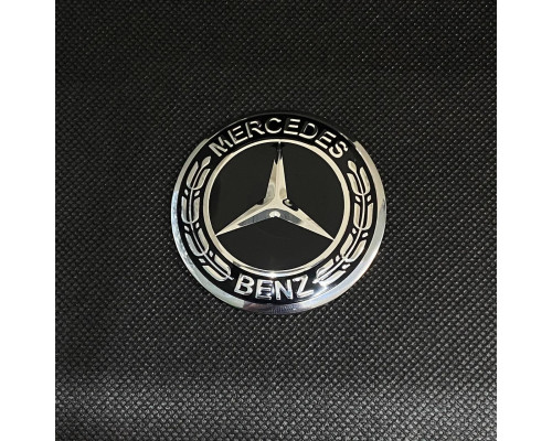Наклейка для дисків Mercedes-Benz Black Chrome 56 Міліметрів