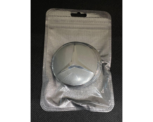 Наклейка для дисків Mercedes-Benz Chrome Silver 56 Міліметрів