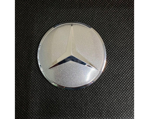 Наклейка для дисків Mercedes-Benz Chrome Silver 56 Міліметрів