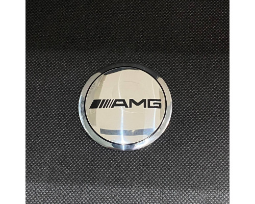 Наклейка для дисків Mercedes-Benz AMG Chrome Black 56 Міліметрів