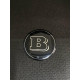 Наклейка для дисків Mercedes-Benz Brabus Black Chrome   56 Міліметрів