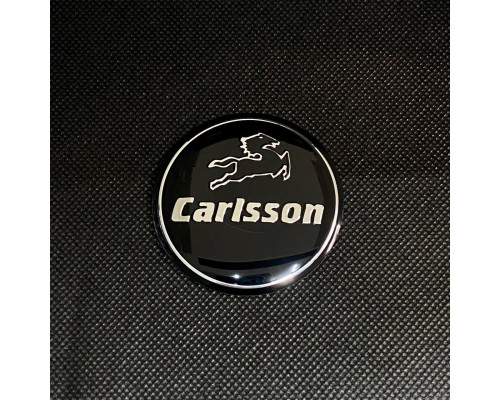 Наклейка для дисків Mercedes-Benz Carlsson Black Chrome   56 Міліметрів