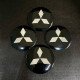 Наклейка для дисків Mitsubishi Black Chrome 56 Міліметрів