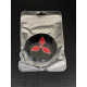 Наклейка для дисків Mitsubishi Black Red 56 Міліметрів