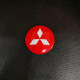 Наклейка для дисків Mitsubishi Red White 56 Міліметрів