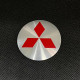 Наклейка для дисків Mitsubishi Chrome Red 56 Міліметрів
