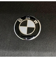 Наклейка для дисків BMW Black White 56 Міліметрів