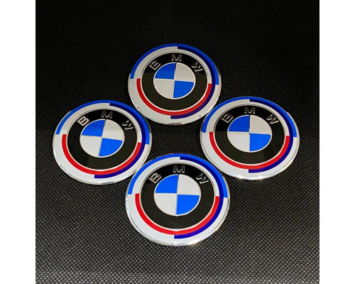 Наклейка для дисків BMW 50th Anniversary Standart 56 Міліметрів