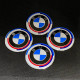 Наклейка для дисків BMW 50th Anniversary Standart 56 Міліметрів