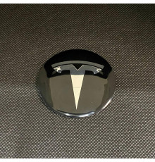 Наклейка для дисків Tesla Black Chrome 56 Міліметрів
