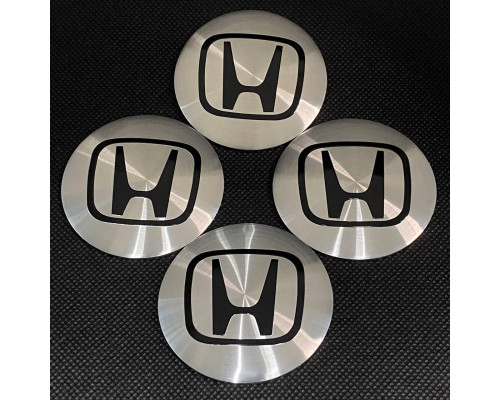 Наклейка для дисків Honda Chrome Black 56 Міліметрів