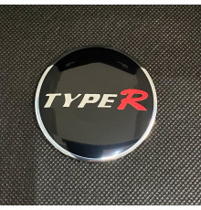 Наклейка для дисків Honda Type R Black Red 56 Міліметрів