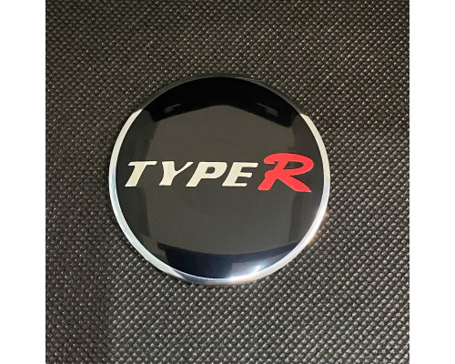 Наклейка для дисків Honda Type R Black Red 56 Міліметрів