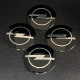 Наклейка для дисків Opel Black Chrome 56 Міліметрів