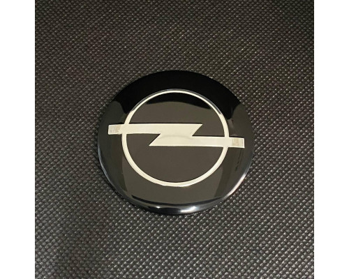 Наклейка для дисків Opel Black Chrome 56 Міліметрів
