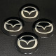 Наклейка для дисків Mazda Black Chrome 56 Міліметрів