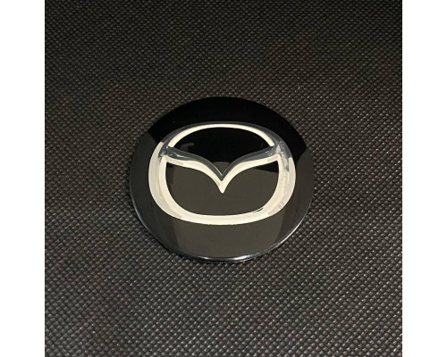 Наклейка для дисків Mazda Black Chrome 56 Міліметрів
