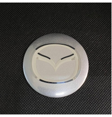 Наклейка для дисків Mazda Silver Chrome 56 Міліметрів