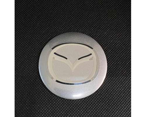 Наклейка для дисків Mazda Silver Chrome 56 Міліметрів