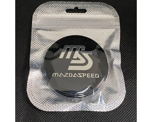 Наклейка для дисків Mazda Speed Black Chrome 56 Міліметрів
