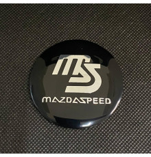 Наклейка для дисків Mazda Speed Black Chrome 56 Міліметрів