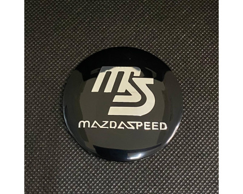 Наклейка для дисків Mazda Speed Black Chrome 56 Міліметрів