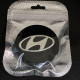 Наклейка для дисків Hyundai (New) black chrome 56мм
