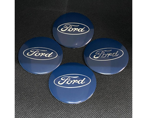 Наклейка для дисків Ford Dark Blue 56 Міліметрів