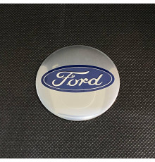 Наклейка для дисків Ford Chrome Dark Blue 56 Міліметрів