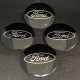 Наклейка для дисків Ford Black Chrome 56 Міліметрів
