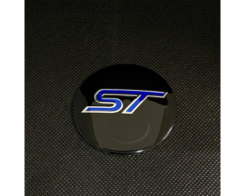 Наклейка для дисків Ford ST Black Blue 56 Міліметрів