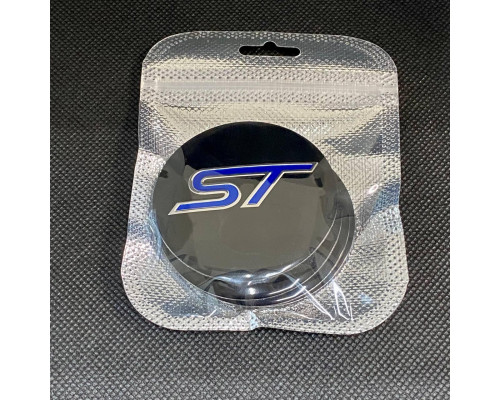 Наклейка для дисків Ford ST Black Blue 56 Міліметрів